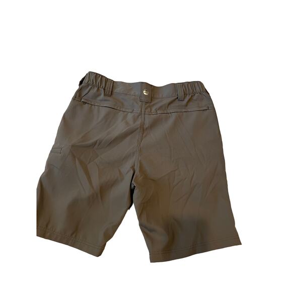 Wrangler Gray Nylon Poly Flat Front Shorts W: 34 - Picture 2 of 4